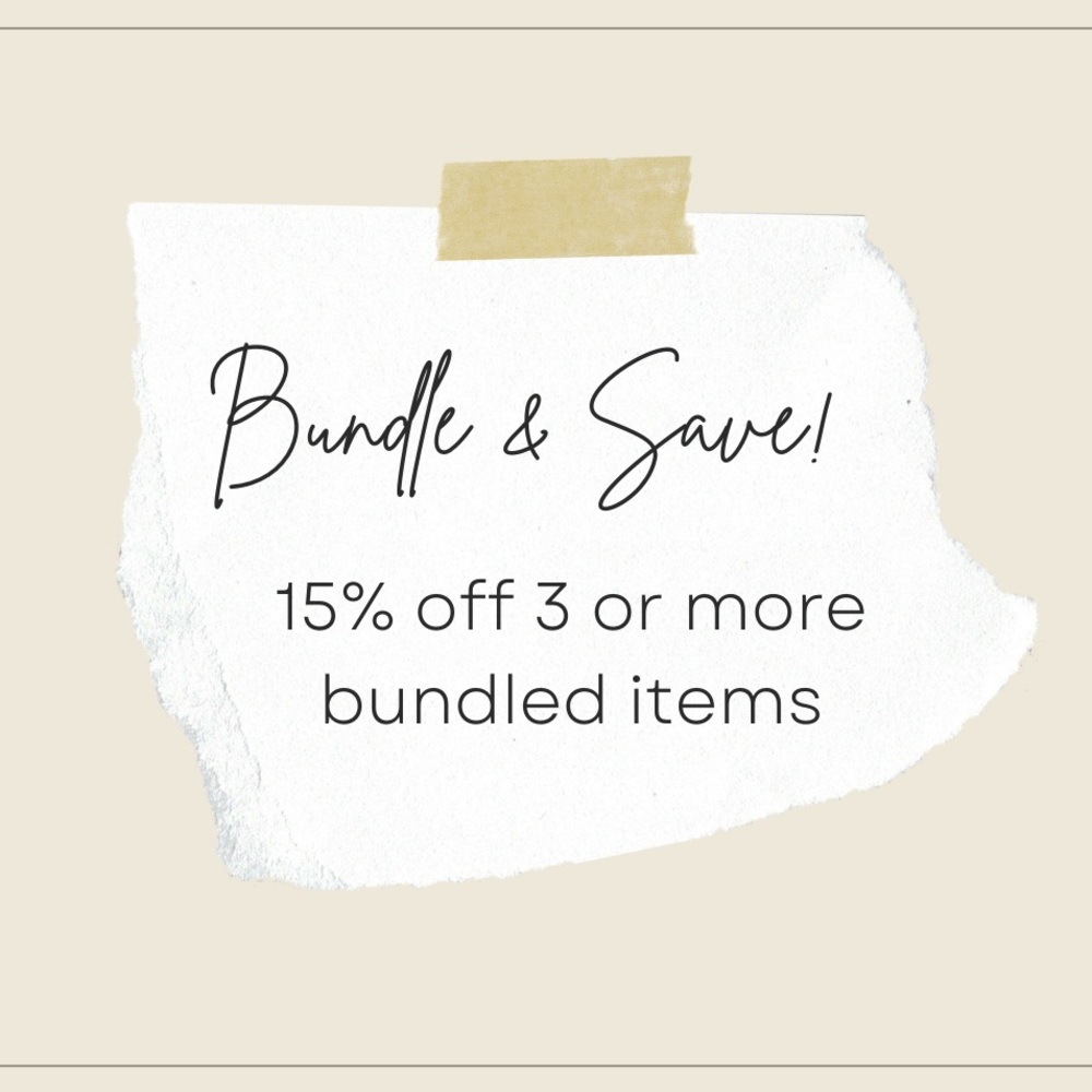 BUNDLE & SAVE! MAKE AN OFFER!